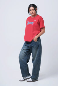 T-Shirt Lengan Pendek Aletta Red