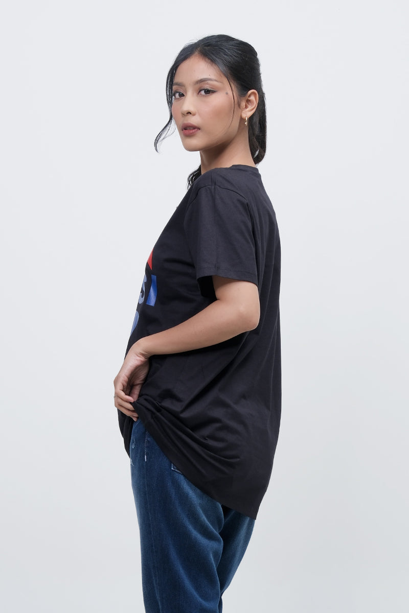 T-Shirt Lengan Pendek Maella Black