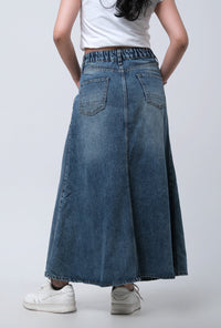 Rok Panjang Luna Medium Blue
