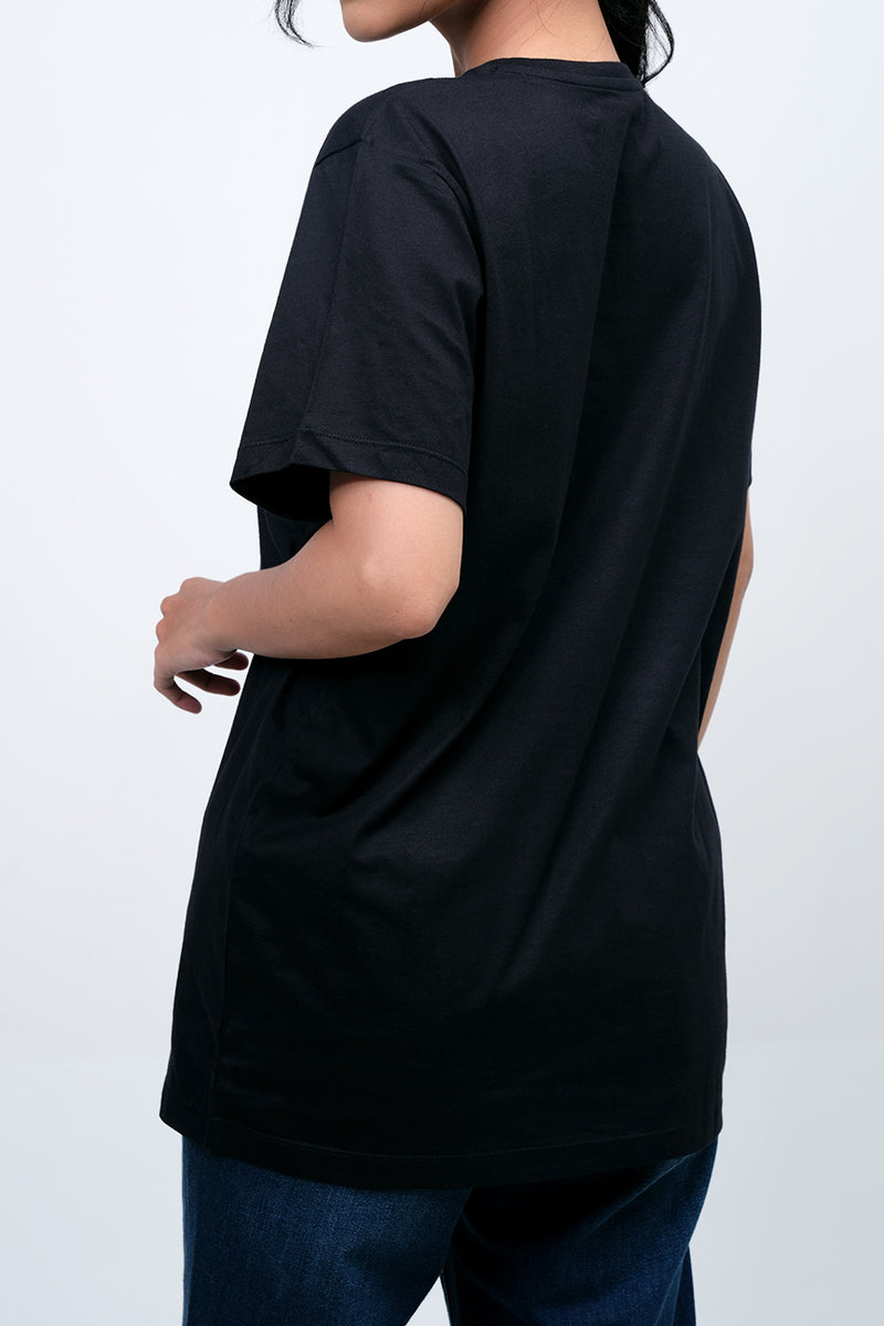 T-Shirt Lengan Pendek Amaia Black