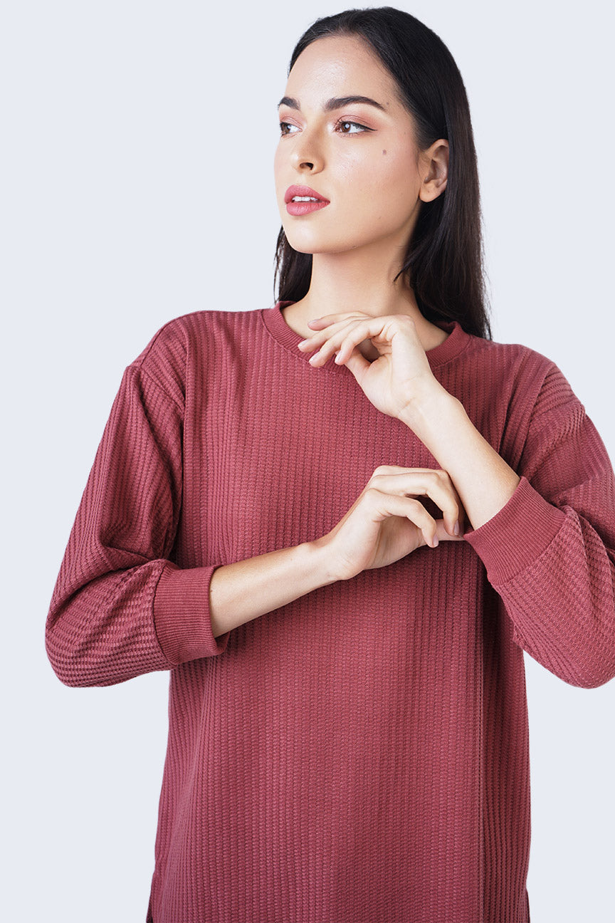 Sweater Minercy Maroon