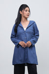 Kemeja Lengan Panjang Quirina Blue