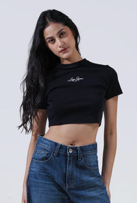 Baby Tee Ruthie Black Exclusive Online