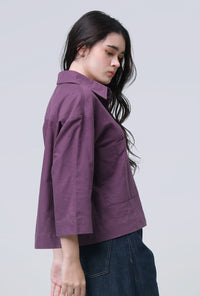 Kemeja Loginza Burgundy Exclusive Online