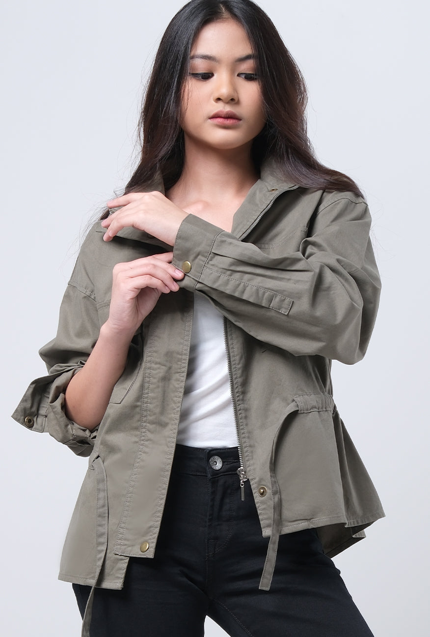Jaket Thea Army
