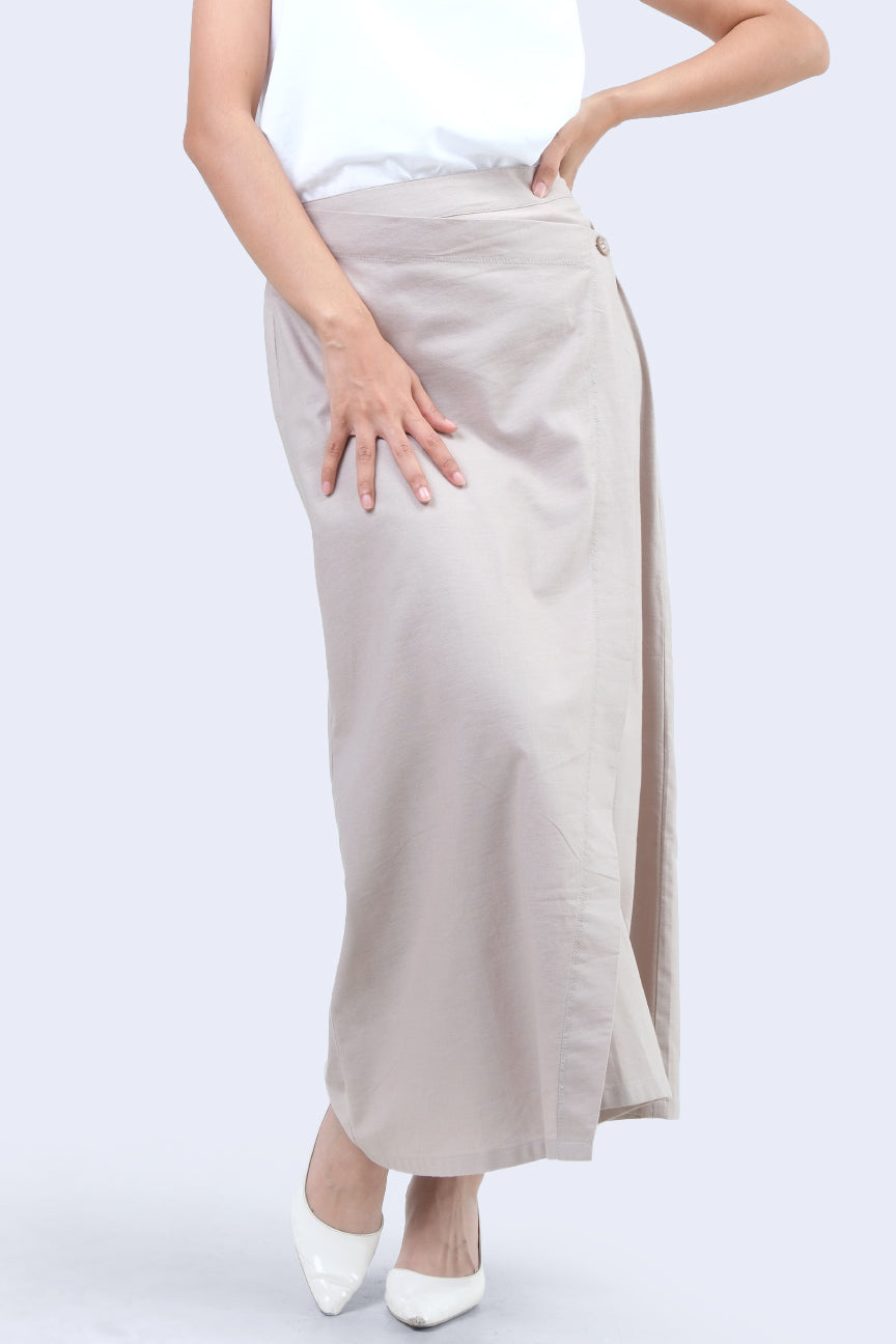 Rok Panjang Lucretia Khaki