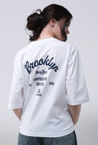 T-Shirt Lengan Pendek Joella White