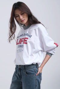 Blouse Lengan Panjang Cevarla White