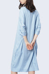 Dress Xamira White Blue