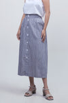 Rok Pendek Allura Grey White Online