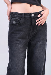 Jeans Raw Denim Loose L3 Series Dark Grey