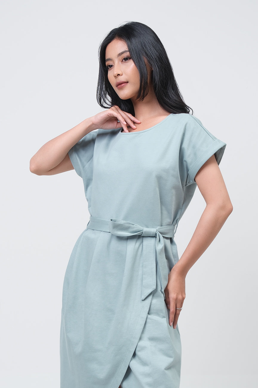 Dress Lengan Pendek Ryn Light Green Online