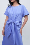 Dress Lengan Pendek Illaria Blue Online