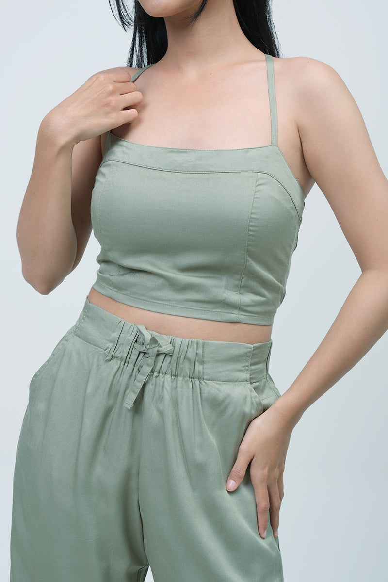Tanktop Swanhilda Dusty Green