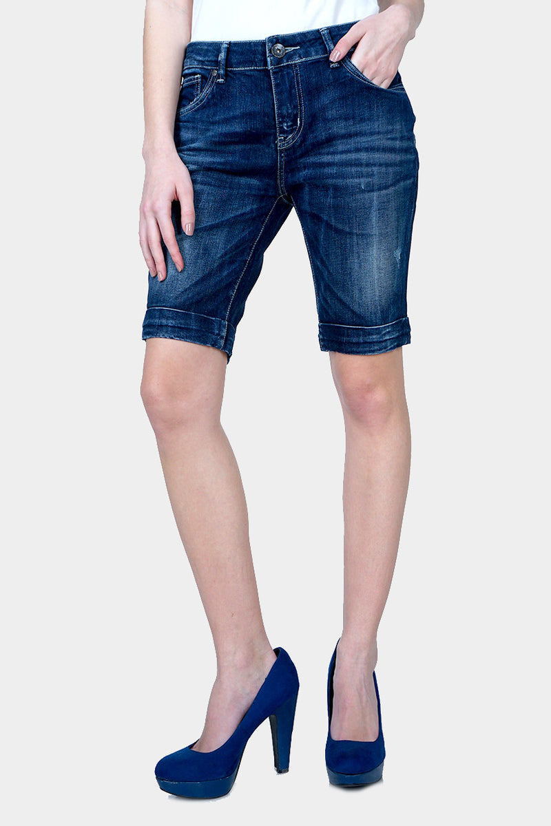 Celana Pendek Denim B01 Series Dark Blue