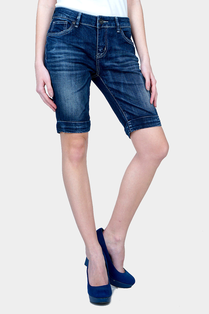 Celana Pendek Denim B01 Series Dark Blue