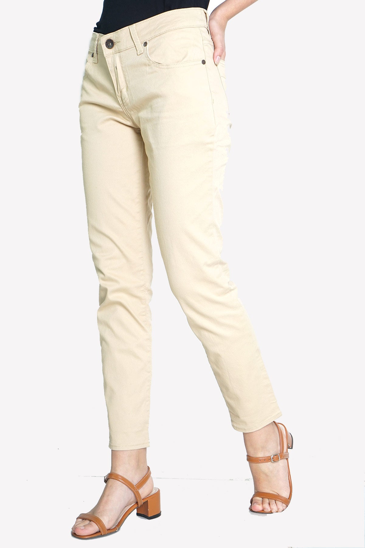 Jeans Skinny 73 Series Cream Pants