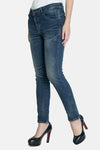 Jeans Skinny 81 Series Medium Blue Raw Handmade