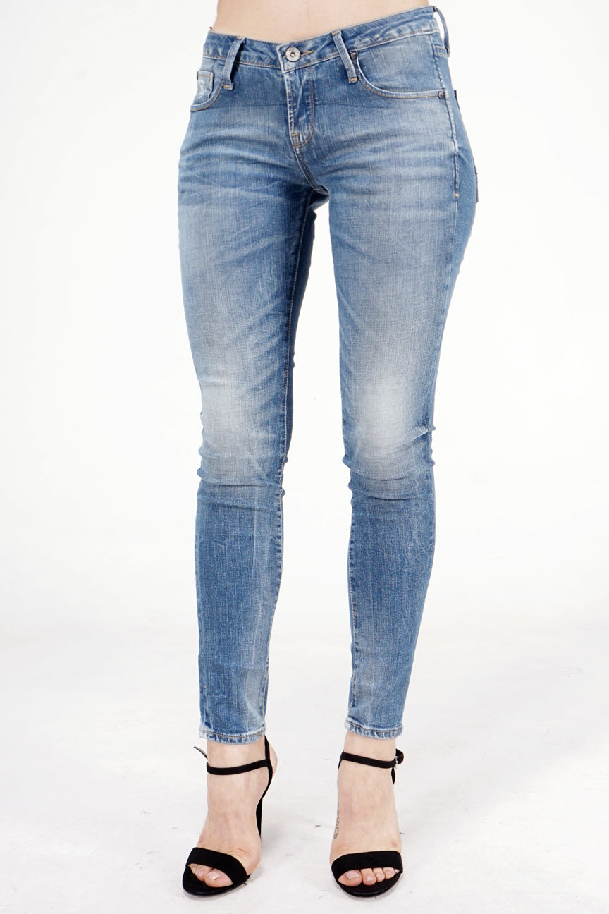 Jeans Skinny D2 Series Middle Waist Light Blue