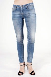 Jeans Skinny D2 Series Middle Waist Light Blue