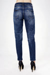 Jeans Skinny D2 Series Dark Blue Raw Handmade