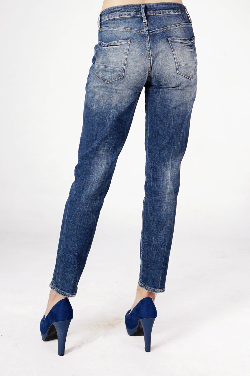 Jeans Skinny D2 Series Medium Blue Raw Handmade