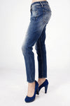 Jeans Skinny D2 Series Medium Blue Raw Handmade