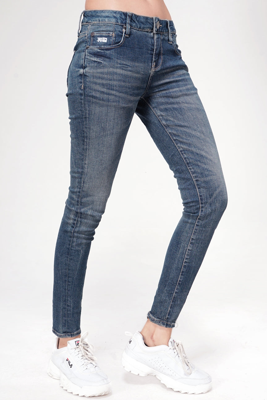 Jeans Skinny D6 Series Middle Waist Medium Blue