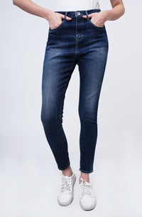 Jeans Skinny G4 Series Hi-Waist Handmade Dark Blue