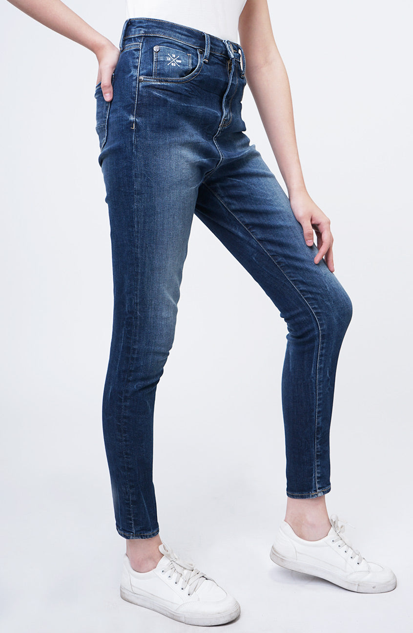 Jeans Skinny G4 Series Hi-Waist Handmade Dark Blue