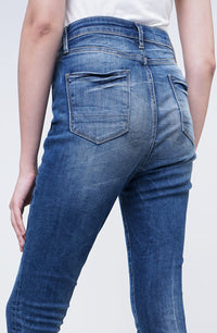 Jeans Skinny G4 Series Hi-Waist Handmade Medium Blue