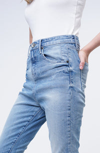 Jeans Skinny Hi-Waist G5 Series Light Blue