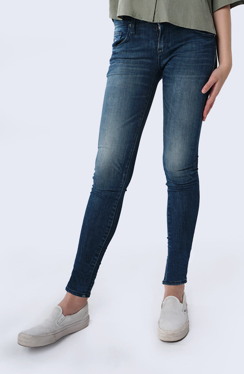 Jeans Skinny H1 Series Middle Waist Medium Blue