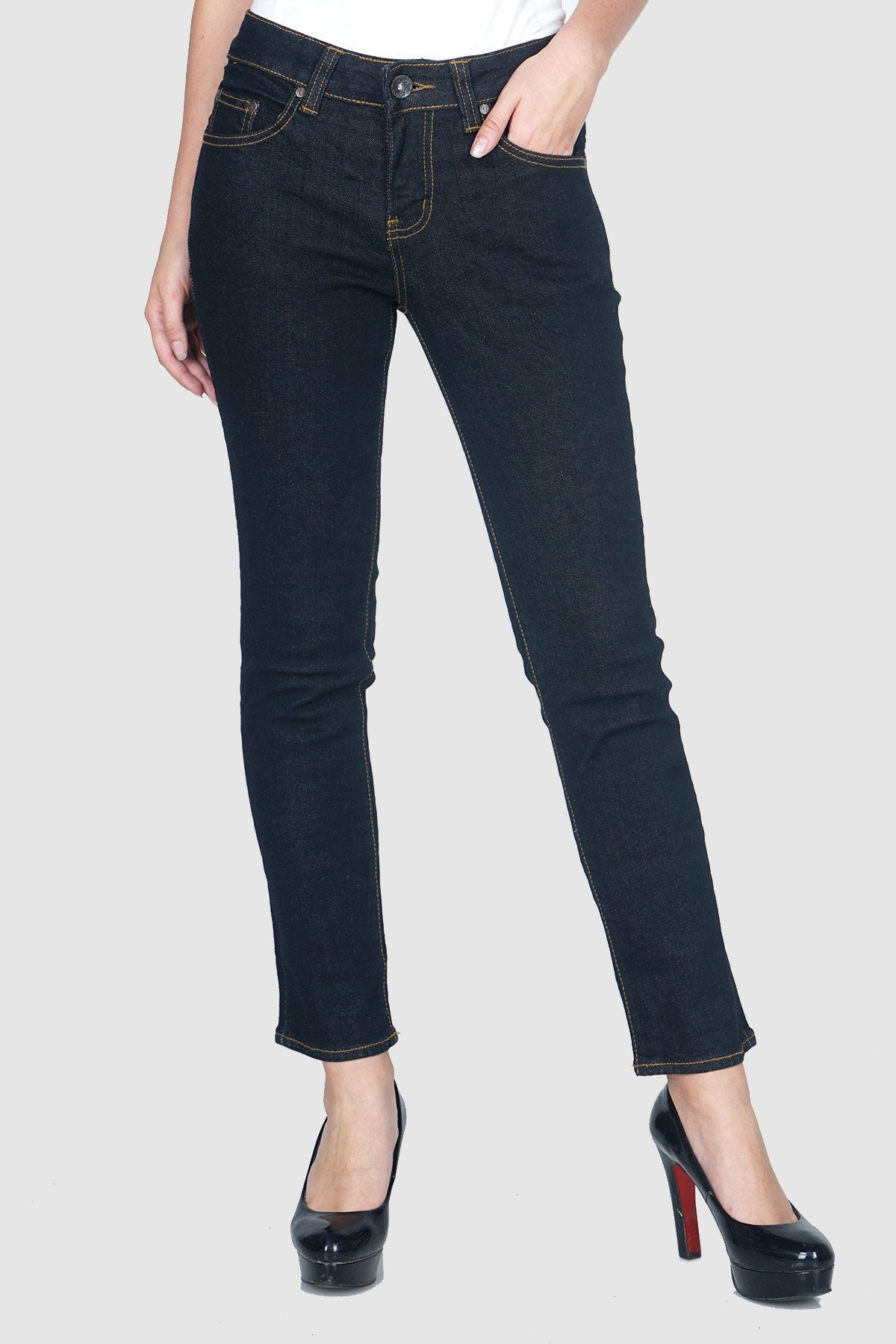 Jeans Raw Straight T-01 Dark Blue