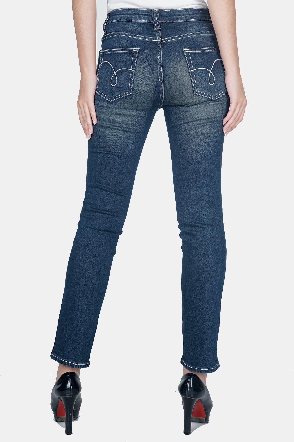 Jeans Handmade Straight 03 Medium Blue