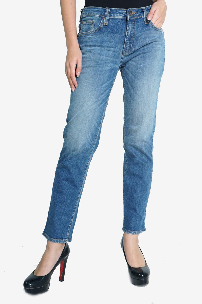 Jeans Straight 54 Series Medium Blue Raw
