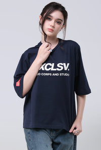 T-Shirt Lengan Pendek Nalani Navy