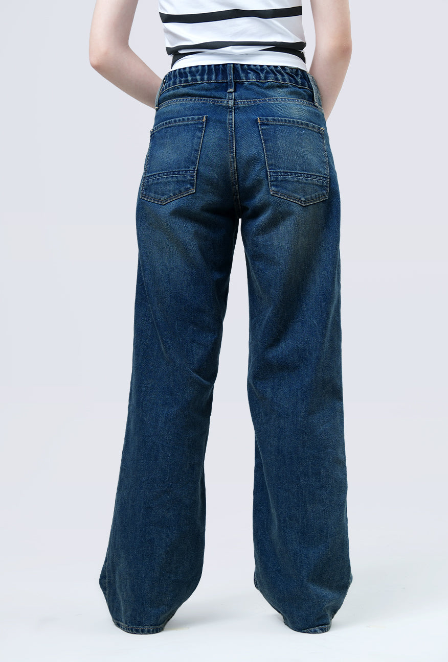 Jeans Loose Fit J7 Series Medium Blue