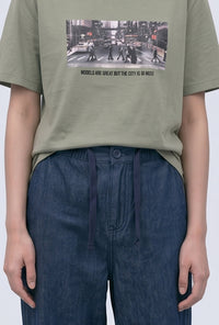 Celana Panjang Regular Nicoline Dark Blue