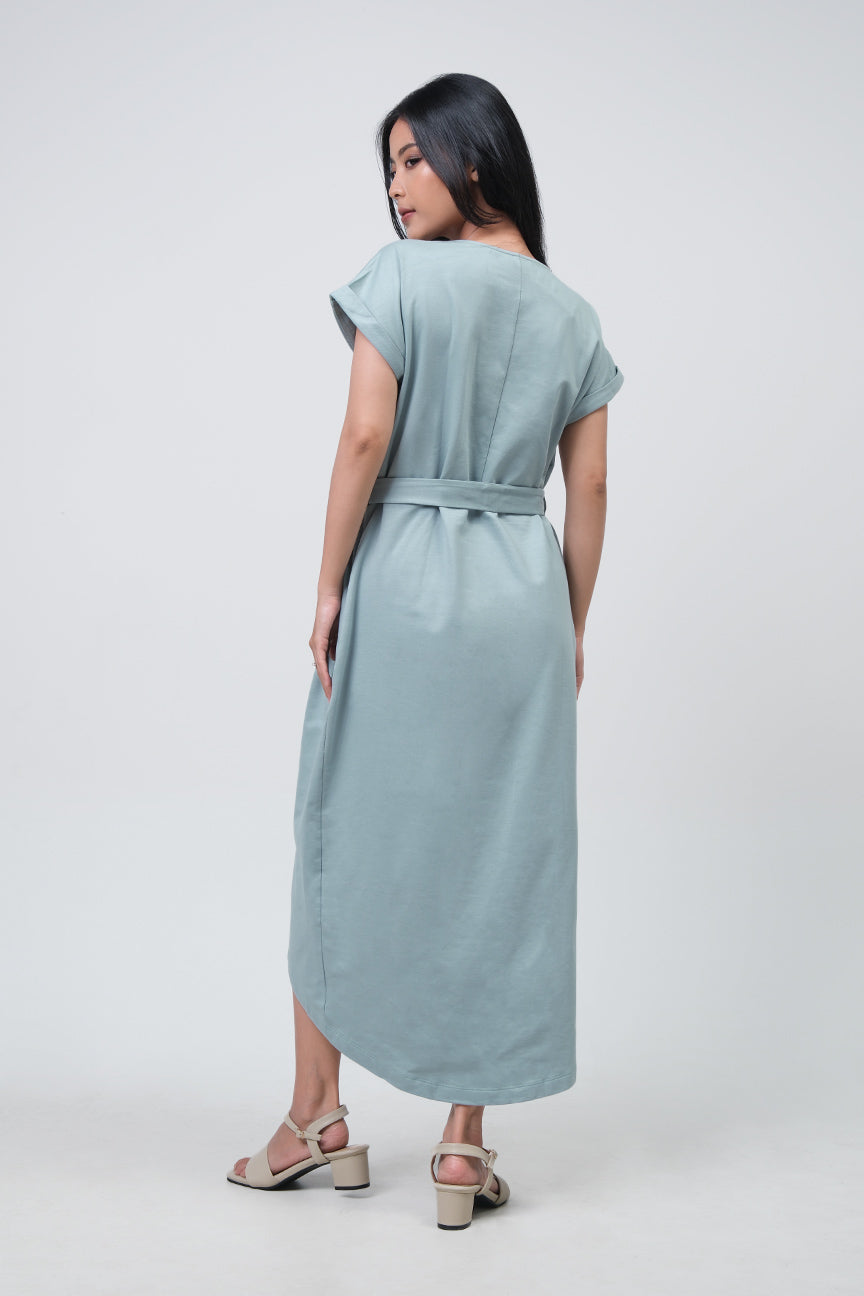 Dress Lengan Pendek Ryn Light Green Online