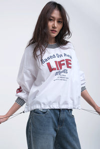 Blouse Lengan Panjang Cevarla White 2.0
