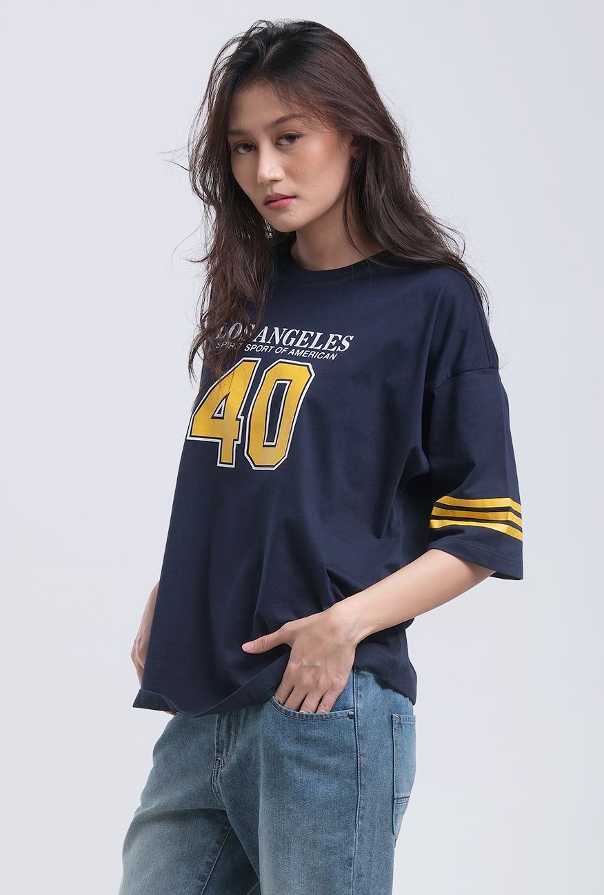 T-Shirt Oversized Nirina Navy