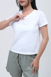 T-Shirt Lengen Pendek Sila Offwhite