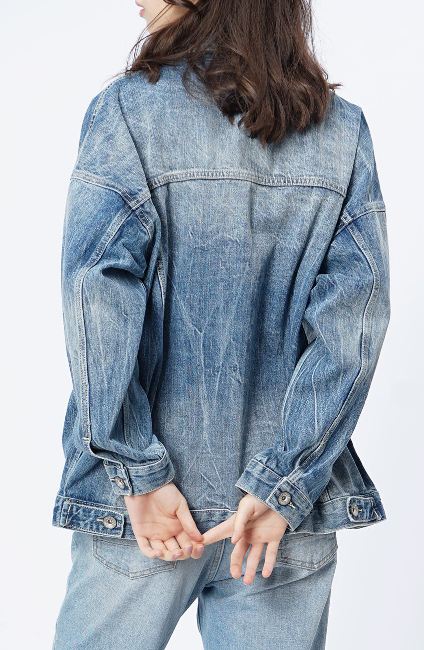 Jaket Mizzu Light Blue Denim