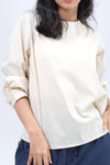 Blouse Lou Beige Cream