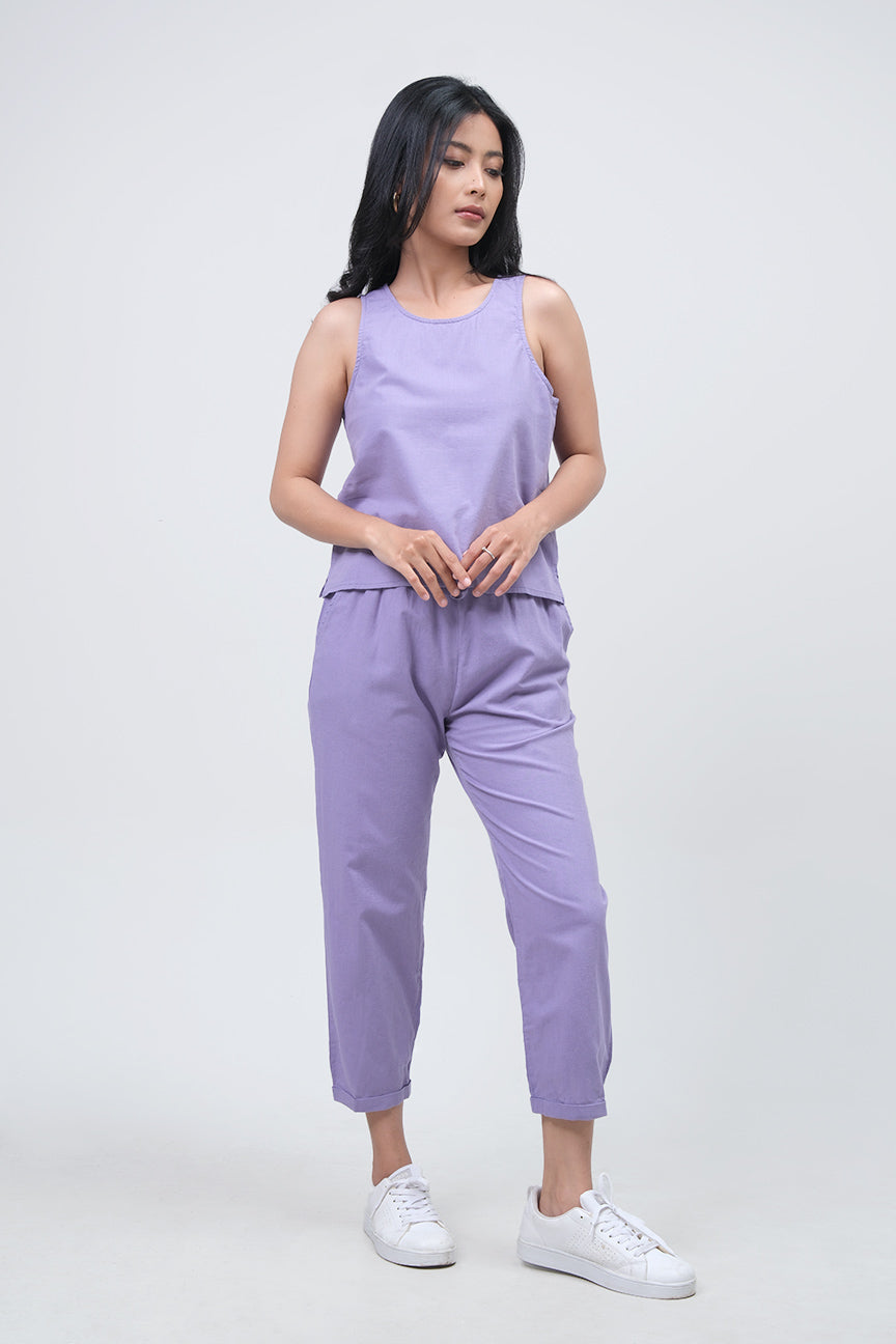 Blouse Tanpa Lengan Sevilla Purple