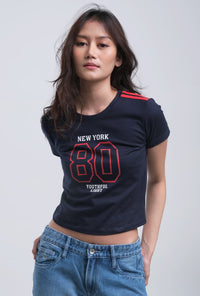 Baby Tee Zesya Navy Exclusive Online