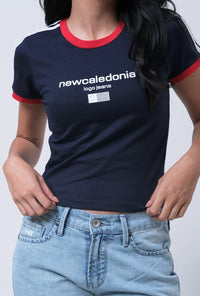 Baby Tee Veja Navy