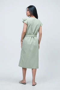 Dress Lengan Pendek Edlin Light Green Online
