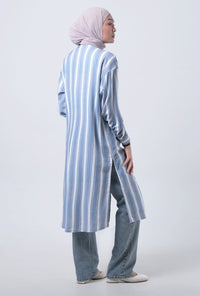 Dress Tunik Sabila Blue White